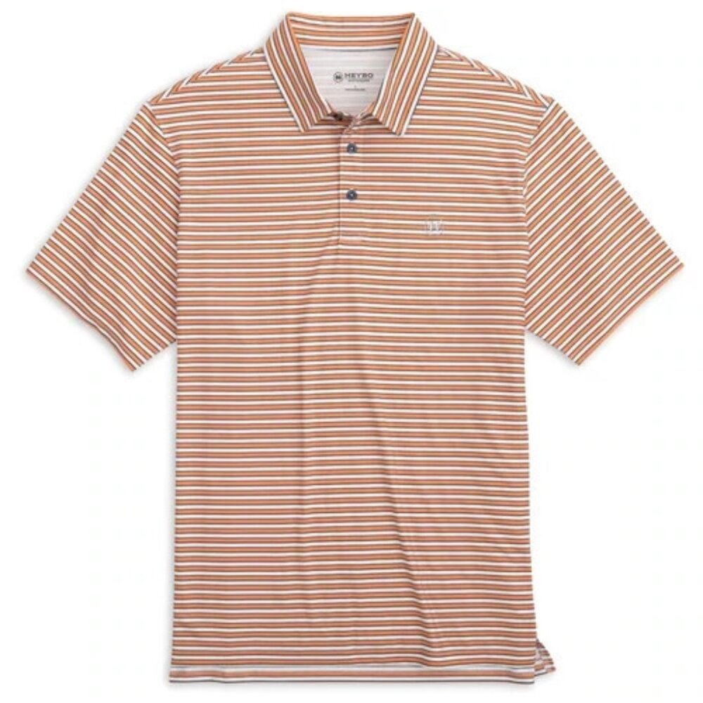 NWT Heybo M's Intercoastal Polo- Mango